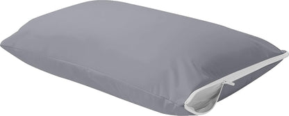 Utopia Bedding Premium Waterproof Pillow Protectors - Bed Bug & Dust Mite Proof, Standard Size (Set of 4) | Gray