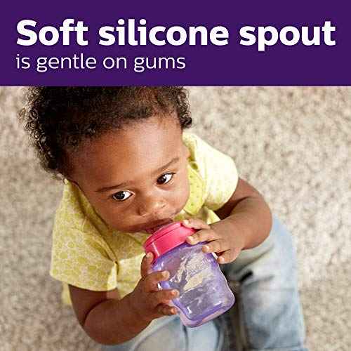 Philips AVENT My Easy Sippy Cup with Soft Spout and Spill-Proof Design, Blue/Green, 9oz, 2pk, SCF553/25