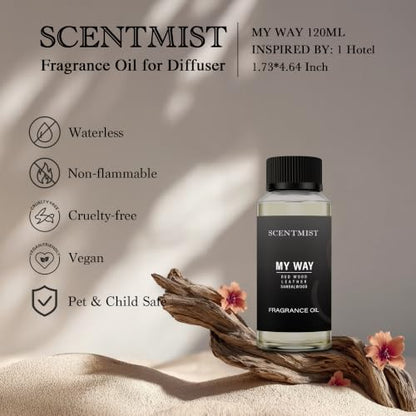 Luxury Hotel Diffuser Oil My Way Home 120ml Rich Fragrance Scent - Pack of 1
