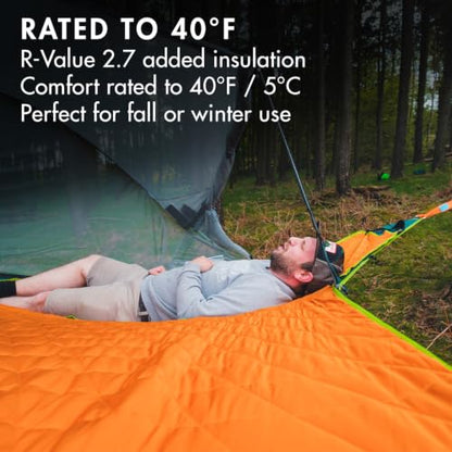 Tentsile Insulated Tree Tent Quilt Connect / Duo - Vegan-Friendly Thermal Underquilt