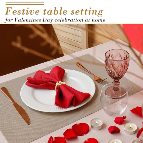 50 Pcs Gold Leaf Napkin Rings Set - Metal Napkin Holders for Weddings & Parties Small Leaves