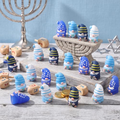 Hanukkah Gnome Stress Relief Balls Set - 20 Pack Blue & White Star of David