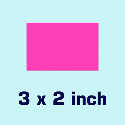 Colored Labels Stickers - 3" x 2" Large Adhesive Moving Labels | 200 Pack in 10 Vibrant Colors
