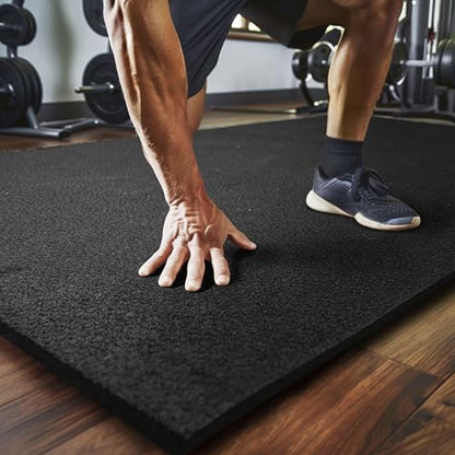 Heavy Duty Rubber Stall Mat 3x4 ft Diamond Texture - All-Purpose Gym & Utility Floor