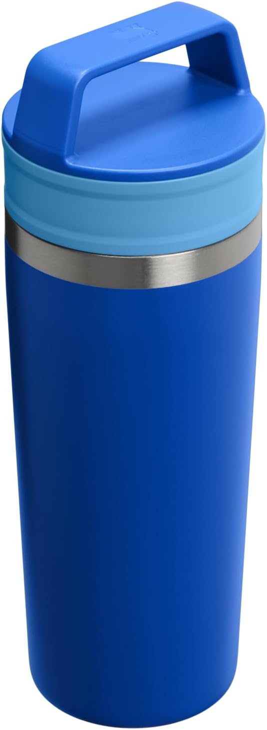 STANLEY Travel Mug 16 oz - Insulated Stainless Steel | Leakproof Lid for Coffee & Tea | BPA-Free | Cobalt