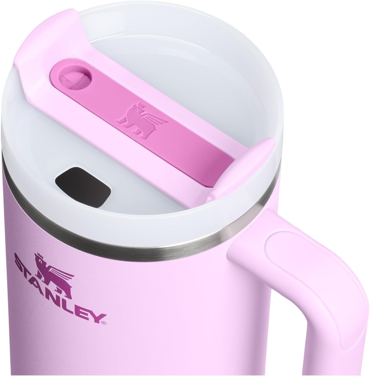 STANLEY Quencher H2.0 Tumbler - 40 oz Insulated Stainless Steel with Handle & Straw | Soft Orchid Color