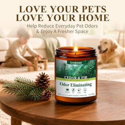 Odor Eliminating Soy Candles Set - 4 Pack, 28 oz Home Fragrance