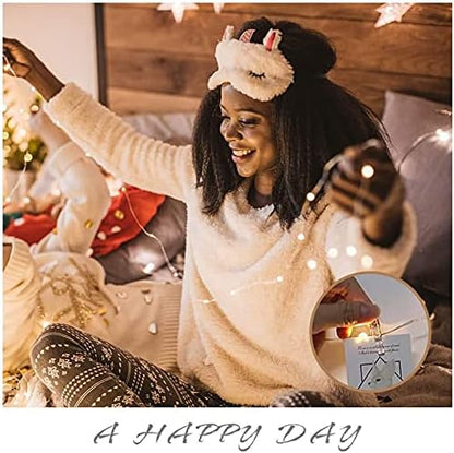Photo Clip String Light - 33Ft 100LED Fairy Lights with Timer & 50 Clear Clips for Bedroom Decor