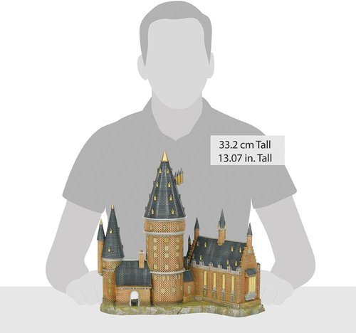 Department56 Harry Potter Village - Hogwarts Hall & Tower Lit Building | 13.07" Multicolor Decor