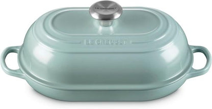 Le Creuset Enameled Cast Iron Oval Bread Oven - 11.5 Inch | Sea Salt Finish for Perfect Baking