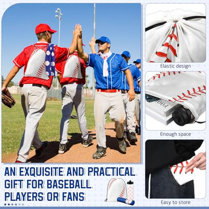 18 Pcs Sports Party Favors Basketball Soccer Water Bottle Baseball Softball Cooling Towel 6 Sports Water Bottle 6 Ice Towel 6 Drawstring Bag Football Volleyball Towel for Team Gift