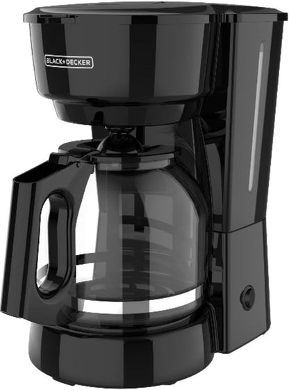 BLACK+DECKER 12-Cup Coffee Maker - Easy On/Off Switch & Non-Drip Carafe | Vortex Technology, Black