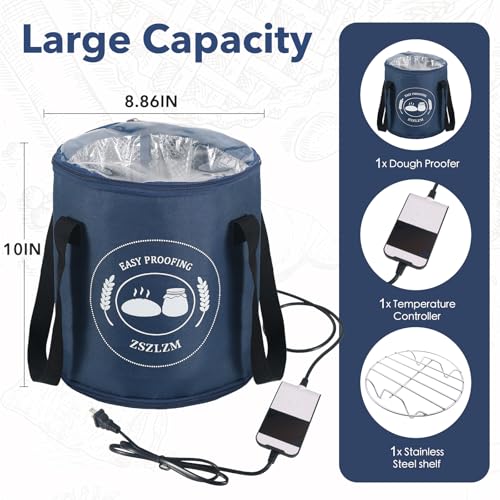 Medium Dough Proofer for Sourdough Bread with Digital Temperature & Timer