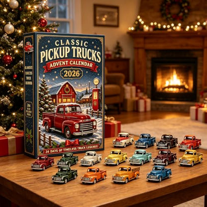 Vehicle Advent Calendar 24 Days of Classic Cars Trucks & Military Collectibles