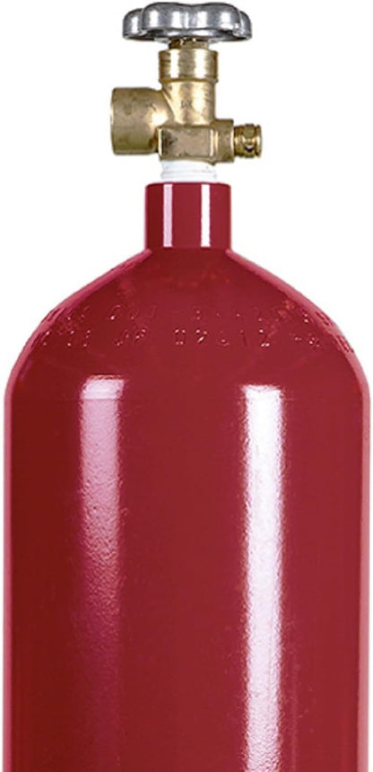 New 60 cu ft Steel Argon Gas Cylinder with CGA580 Valve