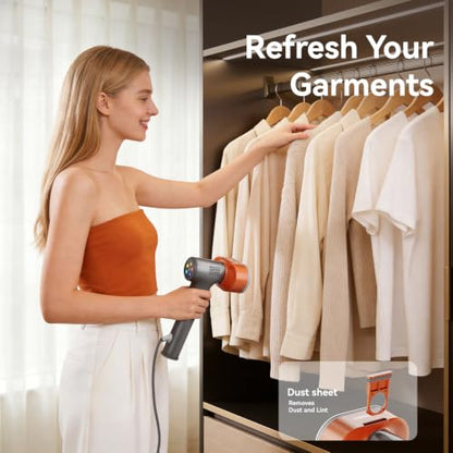 Travel Garment Steamer with Vacuum & 3 Steam Modes - Portable Clothes Steamer