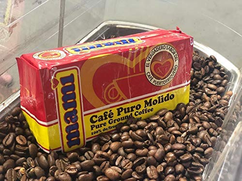 Cafe MAMI, 100% Puerto Rican Premium Ground Coffee 8.8oz - 3 Pack | Plus Sticker by Artist Jose Hoffman