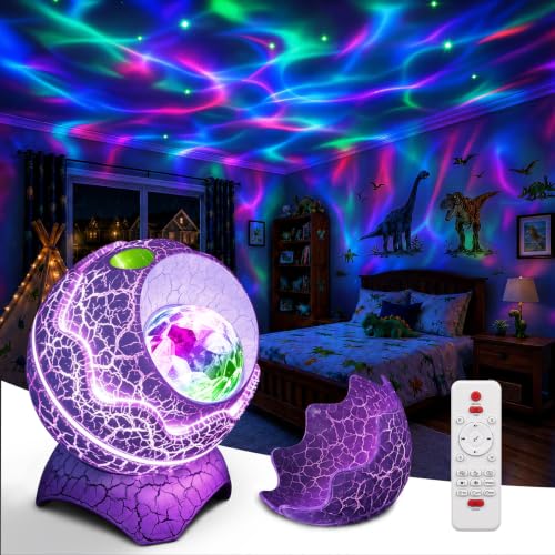 Rossetta Galaxy Star Projector Night Light for Kids Room Decor - Silver White
