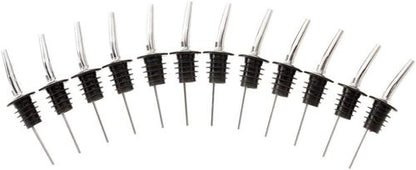 Barfly Cocktail Liquor Pourer, Set of 12, Stainless