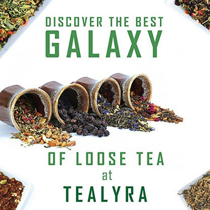 Tealyra - Tranquil Nights - Chamomile Fruity - Herbal Tea - Loose Leaf Tea - Calming & Relax Tea - Caffeine Free - All Natural Ingredients - 110g (4-ounce)