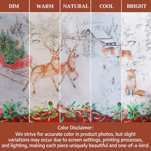 Christmas Tradition Table Runner 14.5x72 Inches - Double Layer 100% Cotton