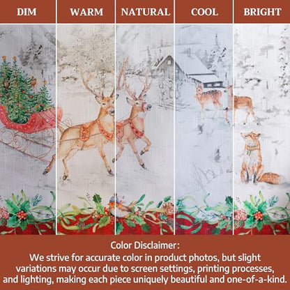 Christmas Tradition Table Runner 14.5x72 Inches - Double Layer 100% Cotton