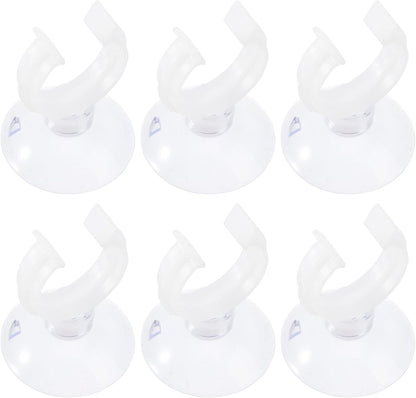 Uonlytech Candle Holders - 12 Pcs Suction Cup Tapered Cone Design for Christmas Decor | Versatile Stand