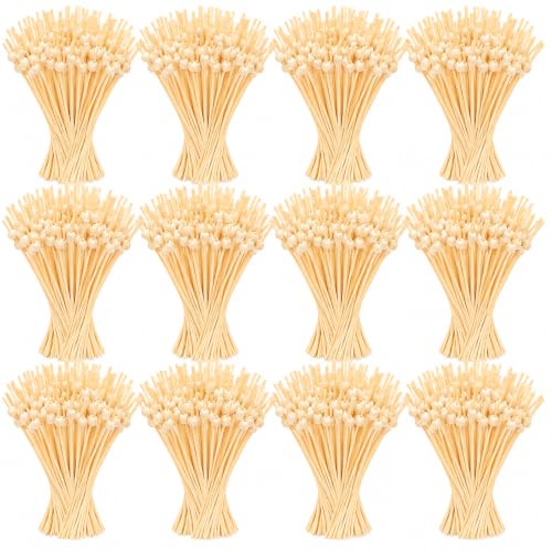 1000 Wooden Cocktail Picks - 4.7 Inch Food & Drink Skewers for Appetizers