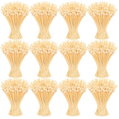 1000 Wooden Cocktail Picks - 4.7 Inch Food & Drink Skewers for Appetizers