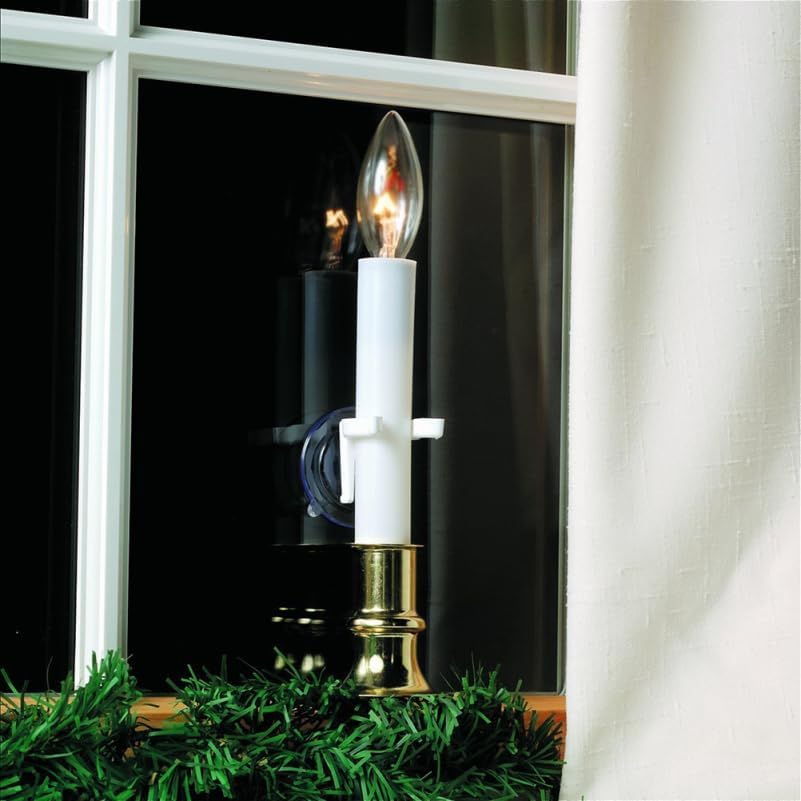 Skiennix LED Candle Light Holder - 8Pcs Suction Cup Clips for Windows | Strong Hold for Home Decor & Parties