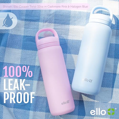 Ello Cooper 22oz Stainless Steel Water Bottle with Straw and Carry Handle