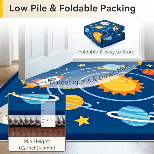 Solar System Space Rug 6x9ft Play Carpet for Kids Learning - Variation of THIS listing