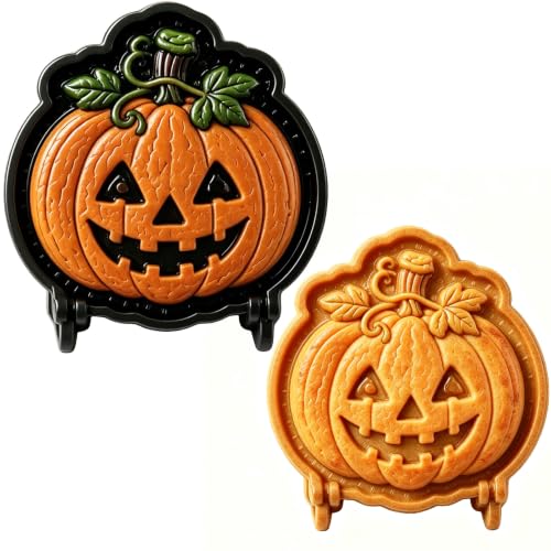 Halloween Spooky Mini Pie Mold Set with 10 Shapes - Ghost, Pumpkin, Skull & More - Reusable Baking Tool - Variation of THIS listing #I