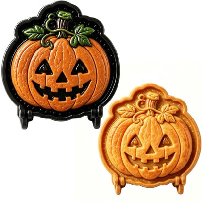 Halloween Spooky Mini Pie Mold Set with 10 Shapes - Ghost, Pumpkin, Skull & More - Reusable Baking Tool - Variation of THIS listing #I