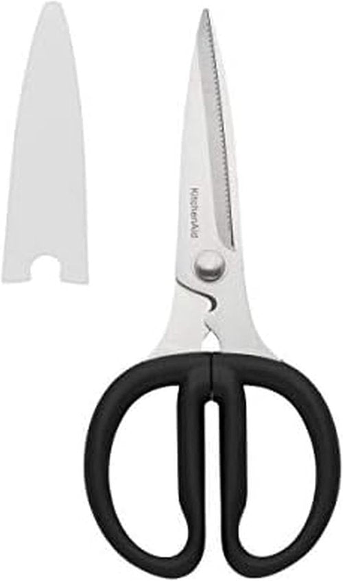 KitchenAid Universal Stainless Steel Shears - Versatile Utility Scissors in Black