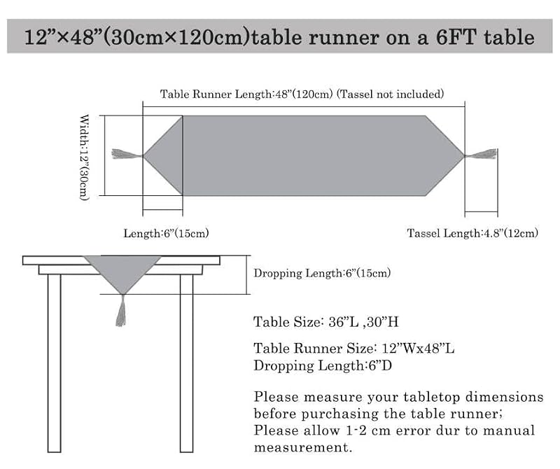 Gold Sequin Tassel Table Runner 12x48in - Wedding Decor (1pc) - Variation: Gold+12x48