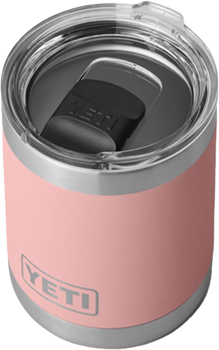 YETI Rambler 10 oz Lowball - Vacuum Insulated Stainless Steel with MagSlider Lid for Ultimate Durability