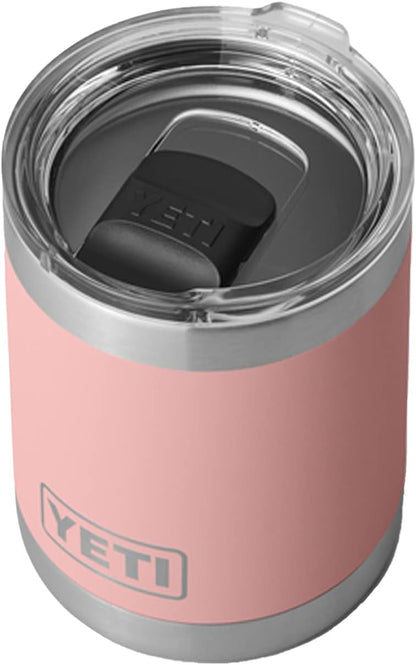 YETI Rambler 10 oz Lowball - Vacuum Insulated Stainless Steel with MagSlider Lid for Ultimate Durability