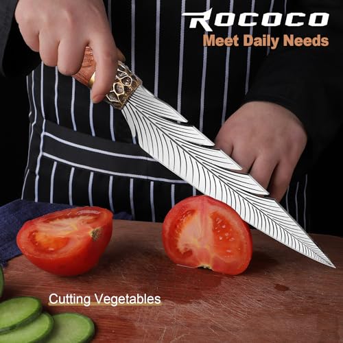8-Inch Boning Knife & Feather Viking Knife Set for Meat, Fruits & Vegetables