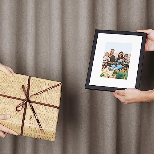 upsimples 16x20 Picture Frame Set of 5, Display Pictures 11x14 with Mat or 16 x 20 Without, Wall Gallery Poster Frames, Natural