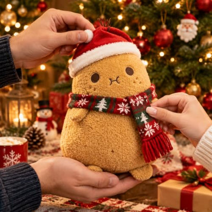 9.8 Inch Cute Potato Plush Pillow Toy - Kawaii Food Stuffed Animal