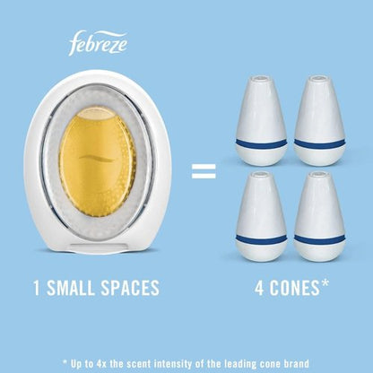 Febreze SMALL SPACES Air Freshener - Fresh-Harvest Pumpkin Scent for Cozy Home Atmosphere