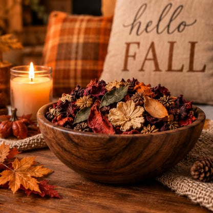 Autumn Spice Potpourri 4 oz - Fall Scented Home Décor for Bowls & Centerpieces