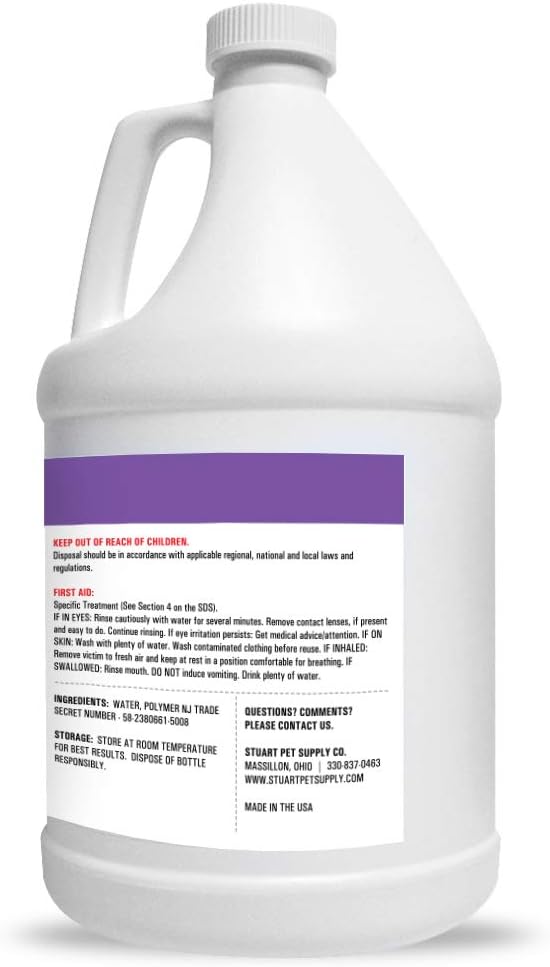 Stuart Pet Supply Co. Professional Strength Carpet Cleaner - Deep Clean & Deodorizer, 128 fl oz