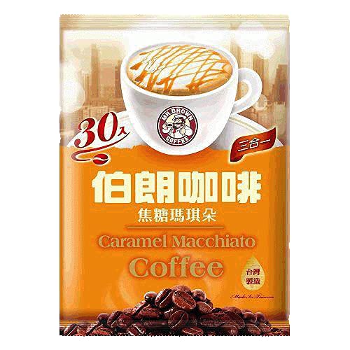 Mr. Brown 3 in 1 Instant Coffee 30 Sachets (Caramel Macchiato, 2 Packs)