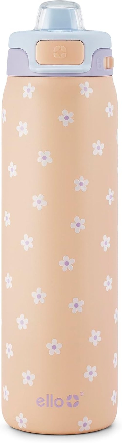 Ello Insulated Stainless Steel Water Bottle - Quick Fill Lid, Leakproof, BPA-Free | 22oz, 32oz, 40oz