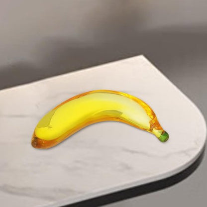 Lindagary Fruit Sculpture - Modern Miniature Banana Figurine | Artificial Fruit Ornament for Home Decor