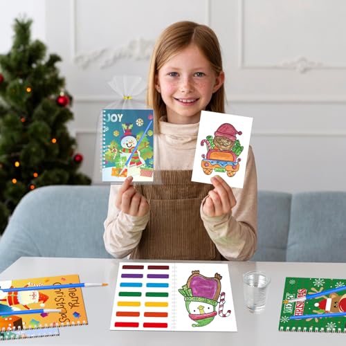 Kids Water Coloring Books Bulk Pack - Christmas Party Favors & Classroom Gifts