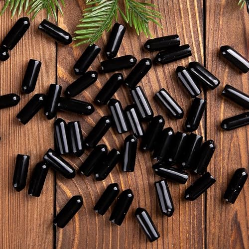 200 Pcs No Glow Caps for String Lights - Blackout Caps for 5mm LED Tubes