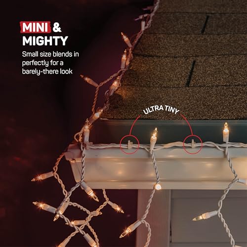 Christmas Light Clips Set of 200 - Gutter & Shingle Mounts - Variation 1